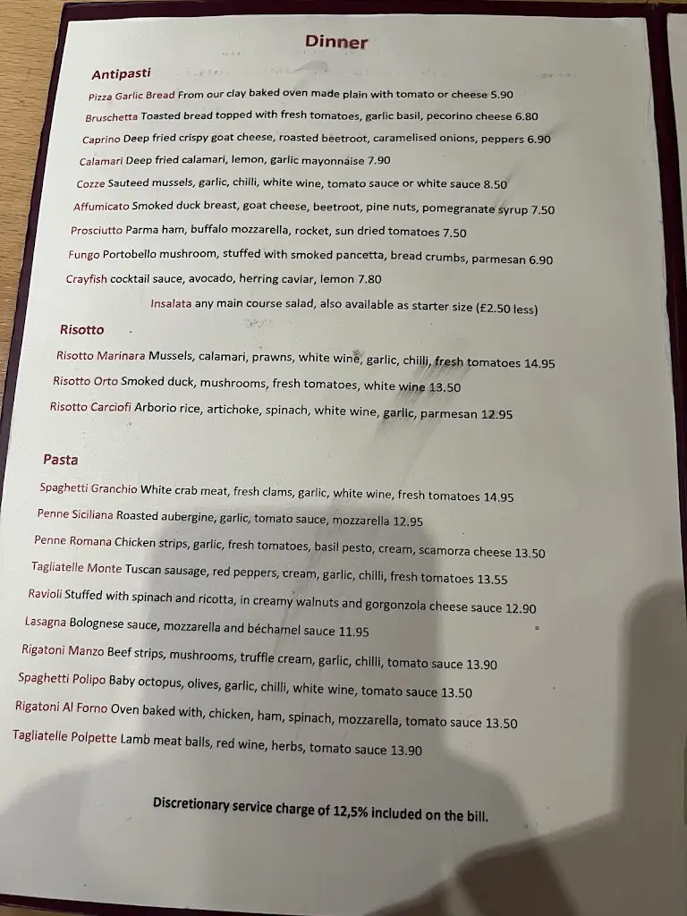 Menu_Piazza Firenze - Godalming_Godalming_image_2