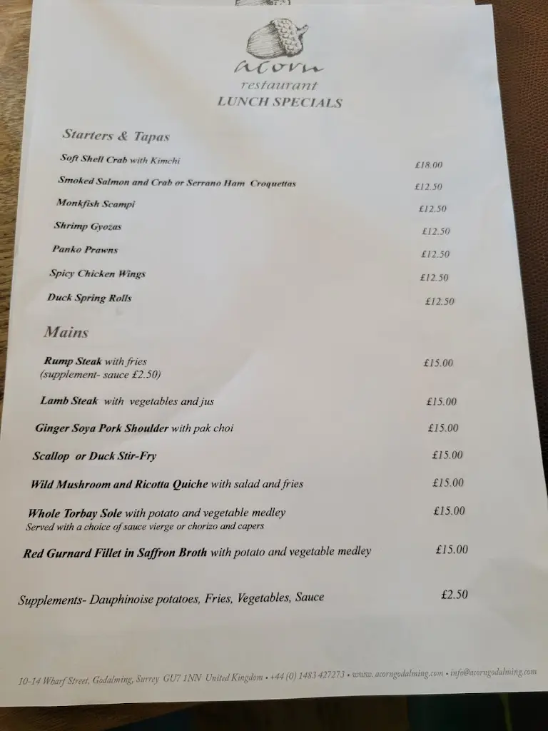 Menu_Acorn Restaurant_Godalming_image_2