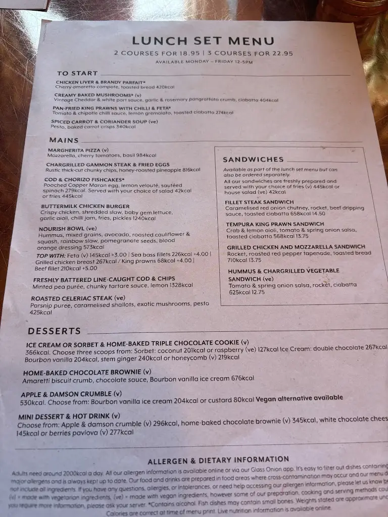 Menu_Inn On The Lake Godalming_Godalming_image_3