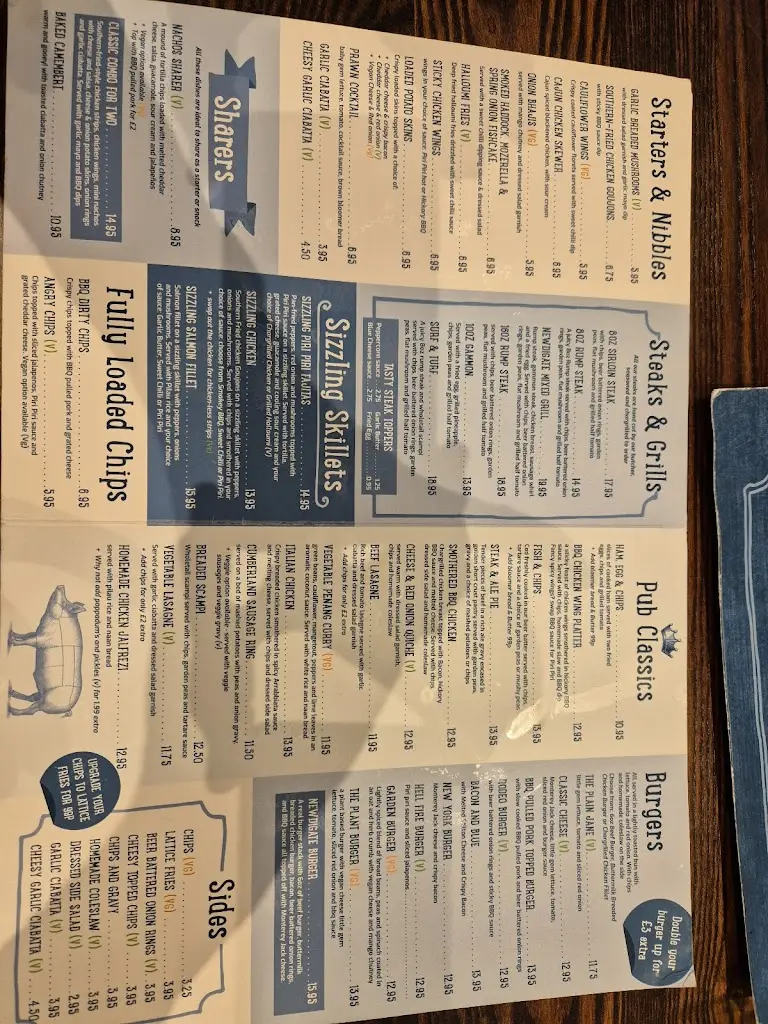 Menu_The Newdigate Arms_Awsworth_image_3