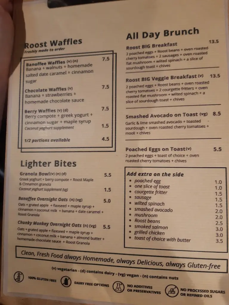 Menu_Roost Godalming_Godalming_image_4