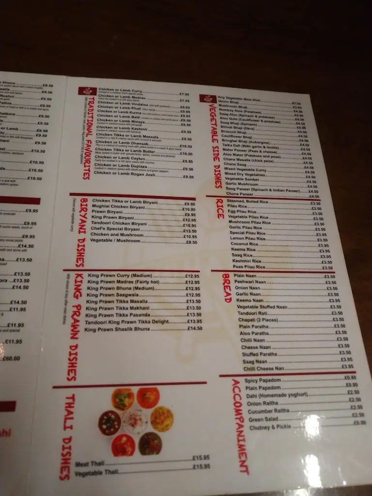 Menu_The Wharf Bar & Indian Cuisine_Godalming_image_3