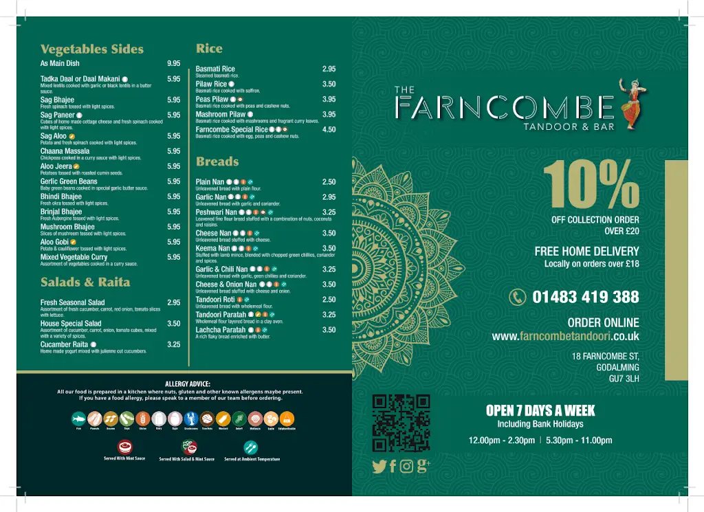 Menu_Farncombe Tandoori Restaurant_Godalming_image_1
