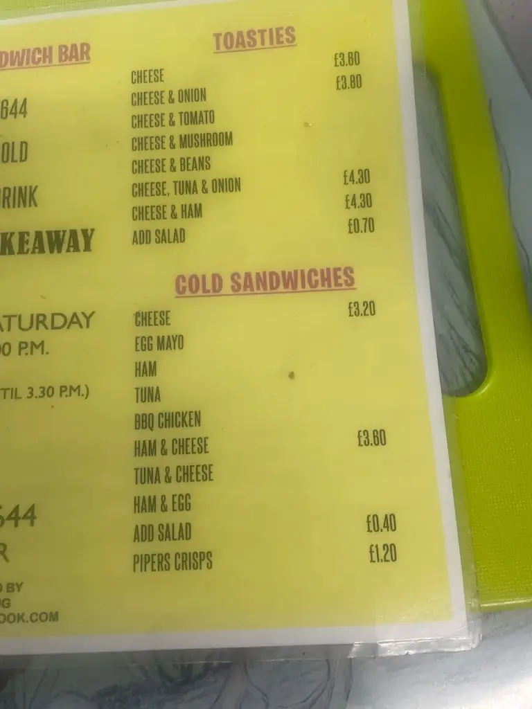 Menu_The Sandwich Bar_Gobowen_image_4