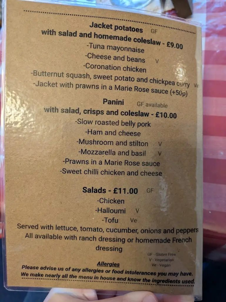 Menu_The Old Coffee Pot And Tea Rooms_Gobowen_image_1