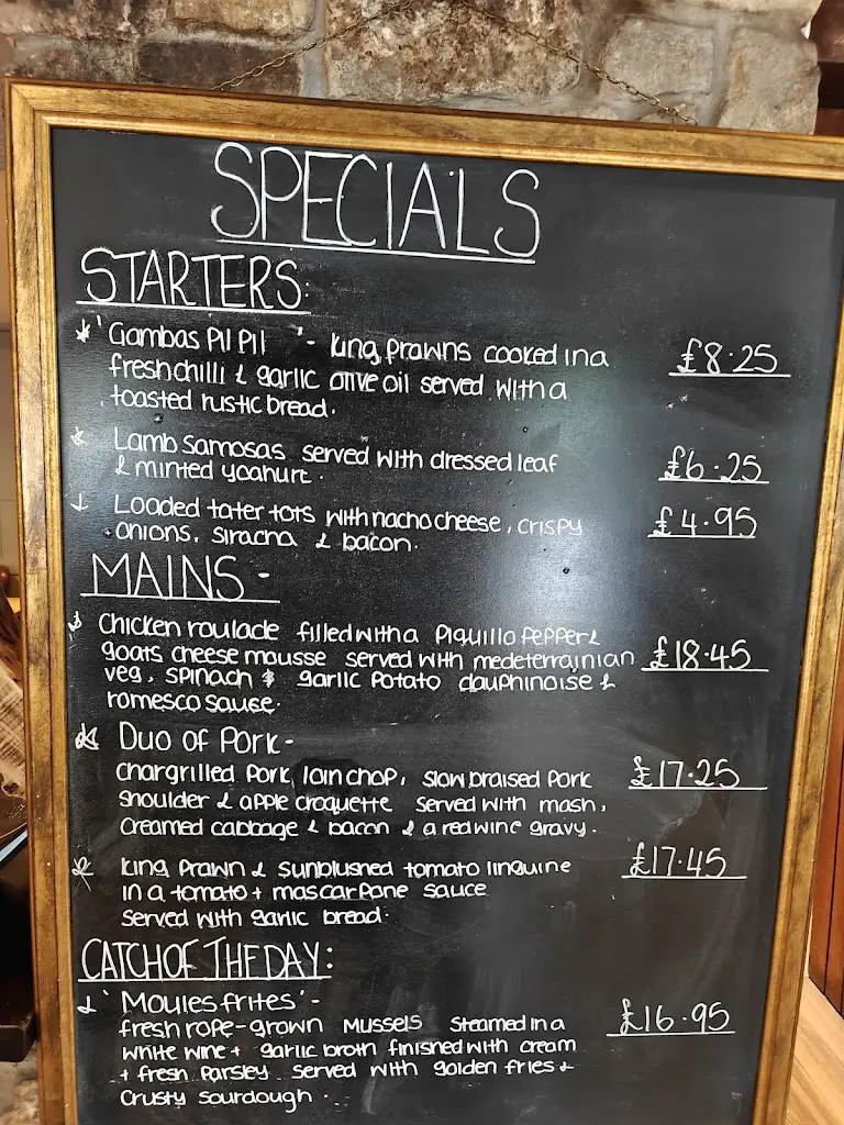 Menu_The Blue Bell Inn_Badsworth_image_1