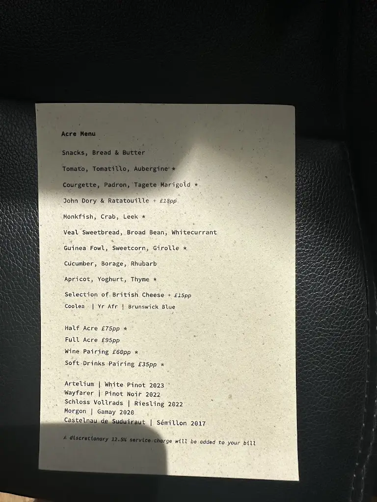 Menu_The Small Holding_Goudhurst_image_3