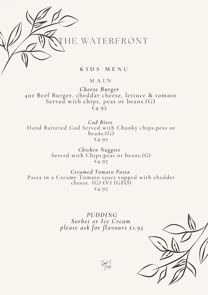 Menu_Waterfront Bar & Restaurant_Gillingham_image_2