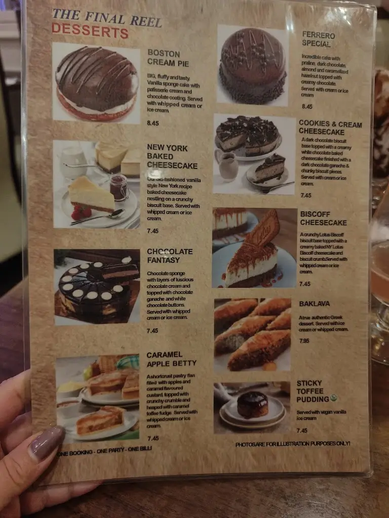 Menu_The Hollywood Bowl_Gillingham_image_3