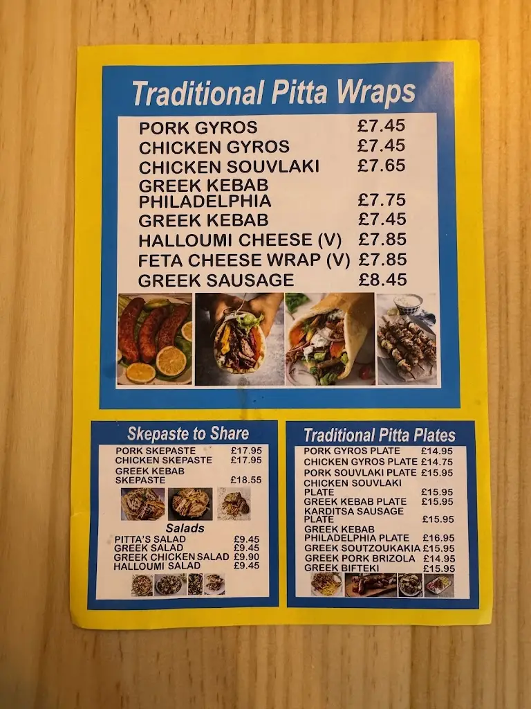 Menu_Taste Of Greece_Gillingham_image_3