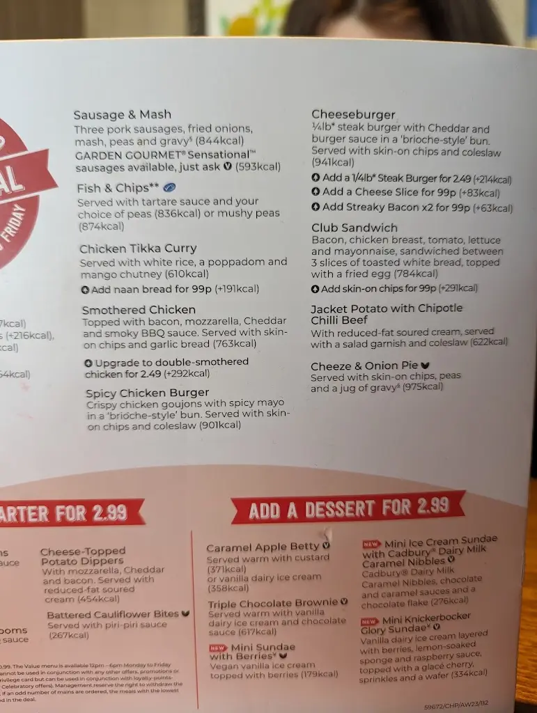 Menu_Honourable Pilot Cookhouse + Pub_Gillingham_image_3