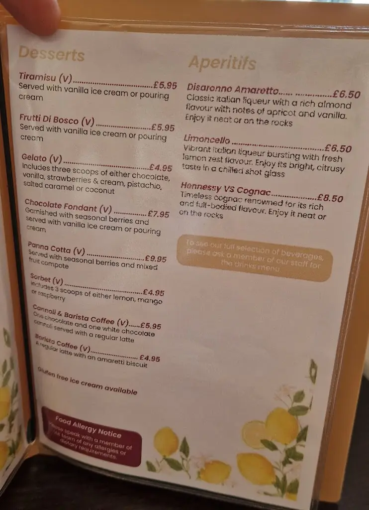 Menu_Marelis Italian Diner_Gillingham_image_2