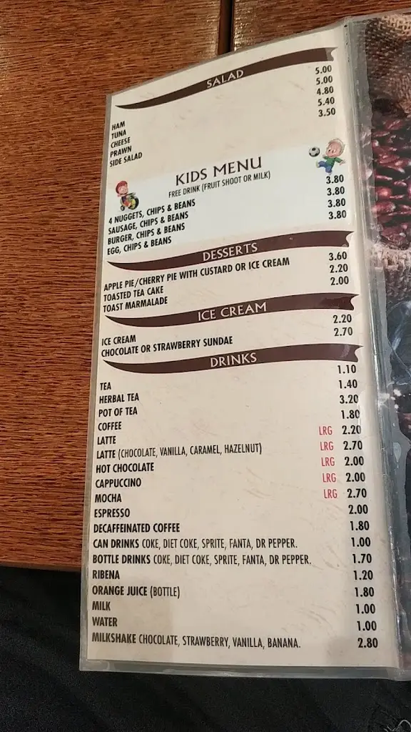 Menu_Falcon Cafe_Gillingham_image_1