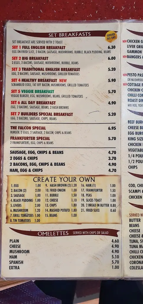 Menu_Falcon Cafe_Gillingham_image_3
