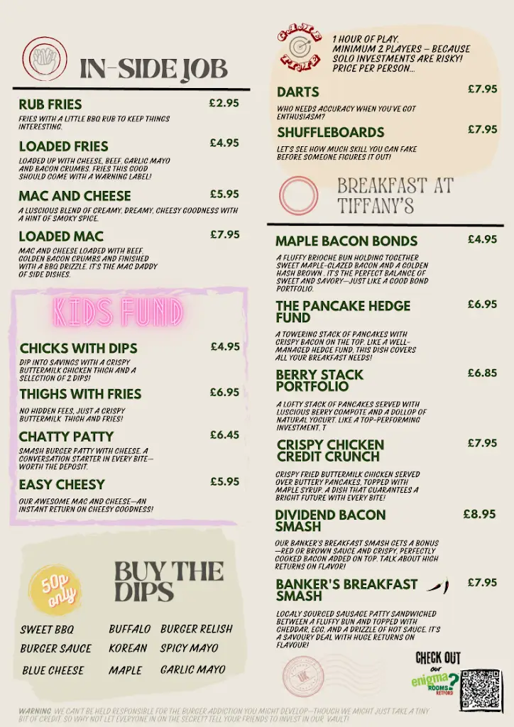 Menu_The Vault Retford_Babworth_image_3