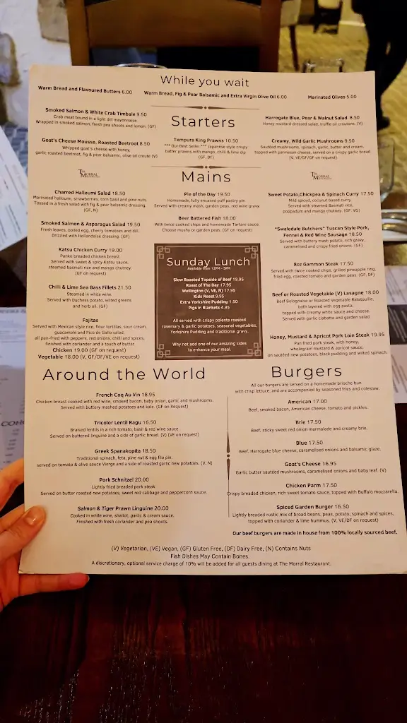 Menu_The Morral_Grassington_immagine_4