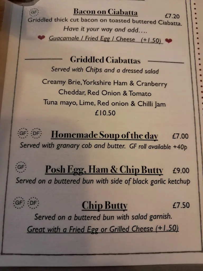 Menu_Retreat Coffee, Kitchen & Accommodation_Grassington_image_1