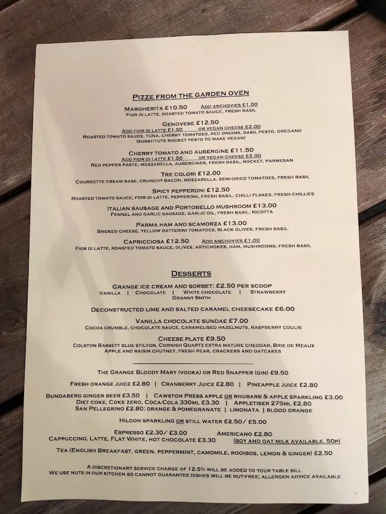 Menu_The Grange Pub_Grange Hill_image_3