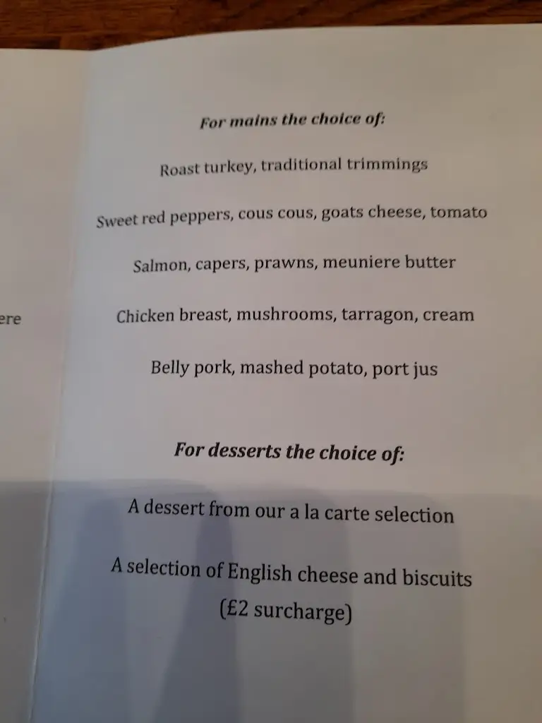 Menu_No5 Restaurant & Wine Bar_Babworth_image_1