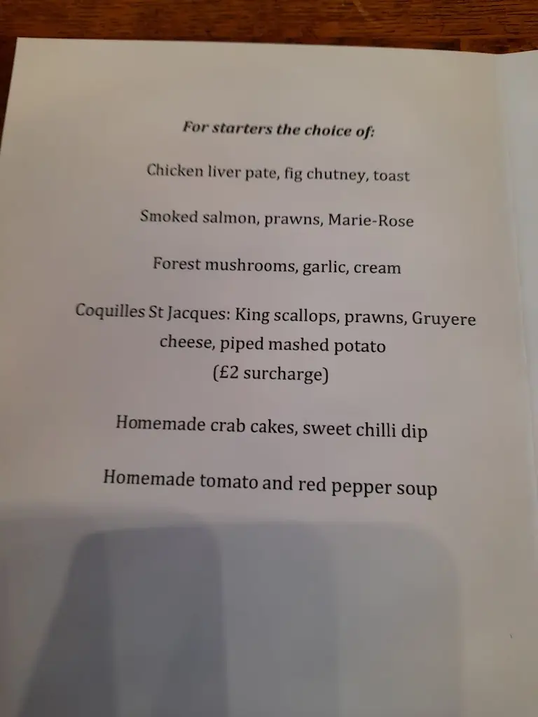 Menu_No5 Restaurant & Wine Bar_Babworth_image_2