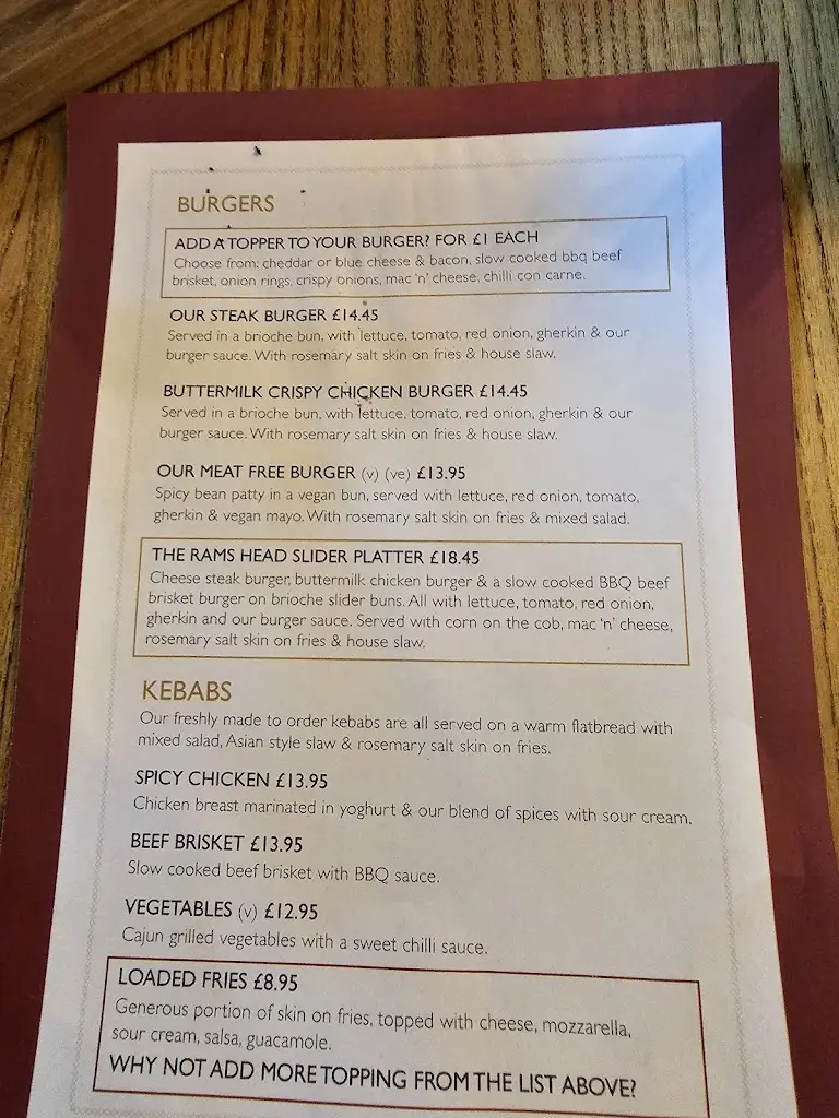 Menu_The Rams Head_Grappenhall_image_3
