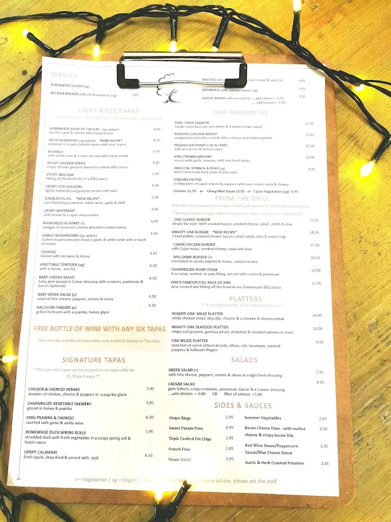 Menu_Oak Bar & Bistro_Greasby_image_2