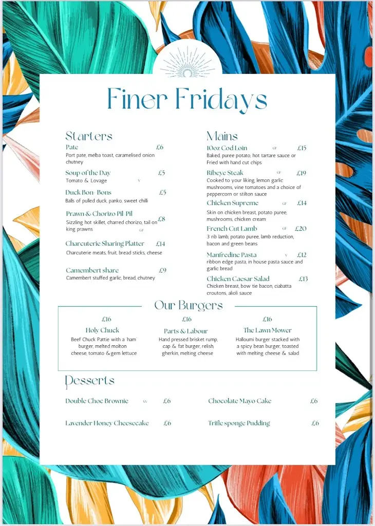 Menu_The Sherwood by kook_Babworth_image_1