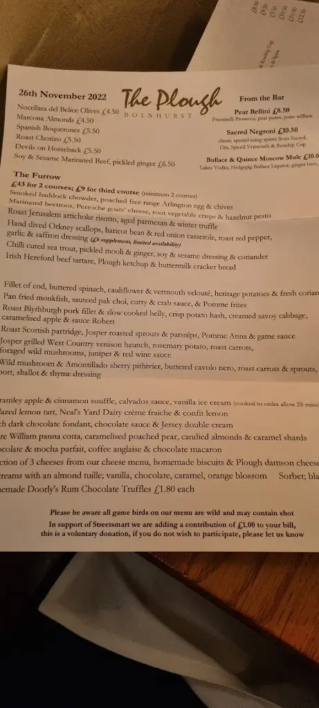 Menu_The Plough at Bolnhurst_Great Barford_image_2