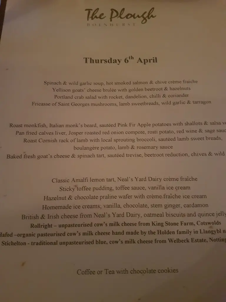 Menu_The Plough at Bolnhurst_Great Barford_image_4