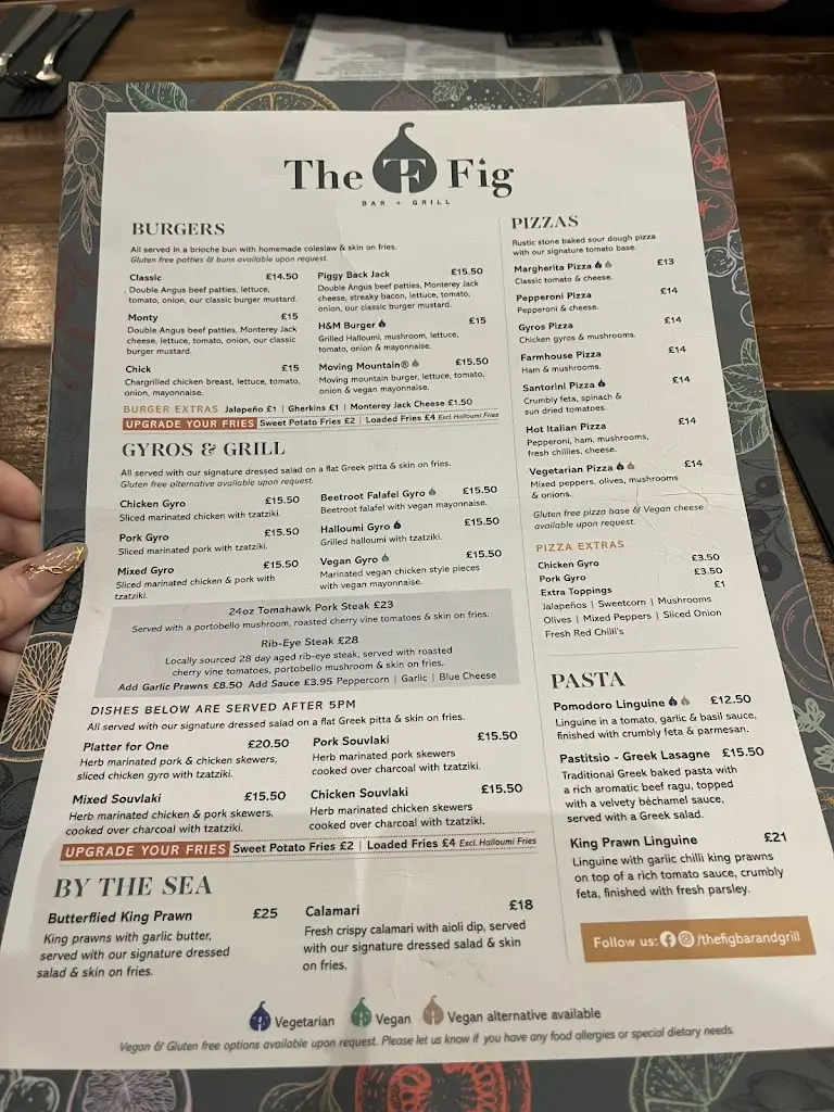 Menu_The Fig Bar & Grill_Gorleston-on-Sea_image_1