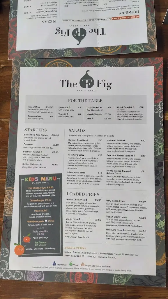 Menu_The Fig Bar & Grill_Gorleston-on-Sea_image_4