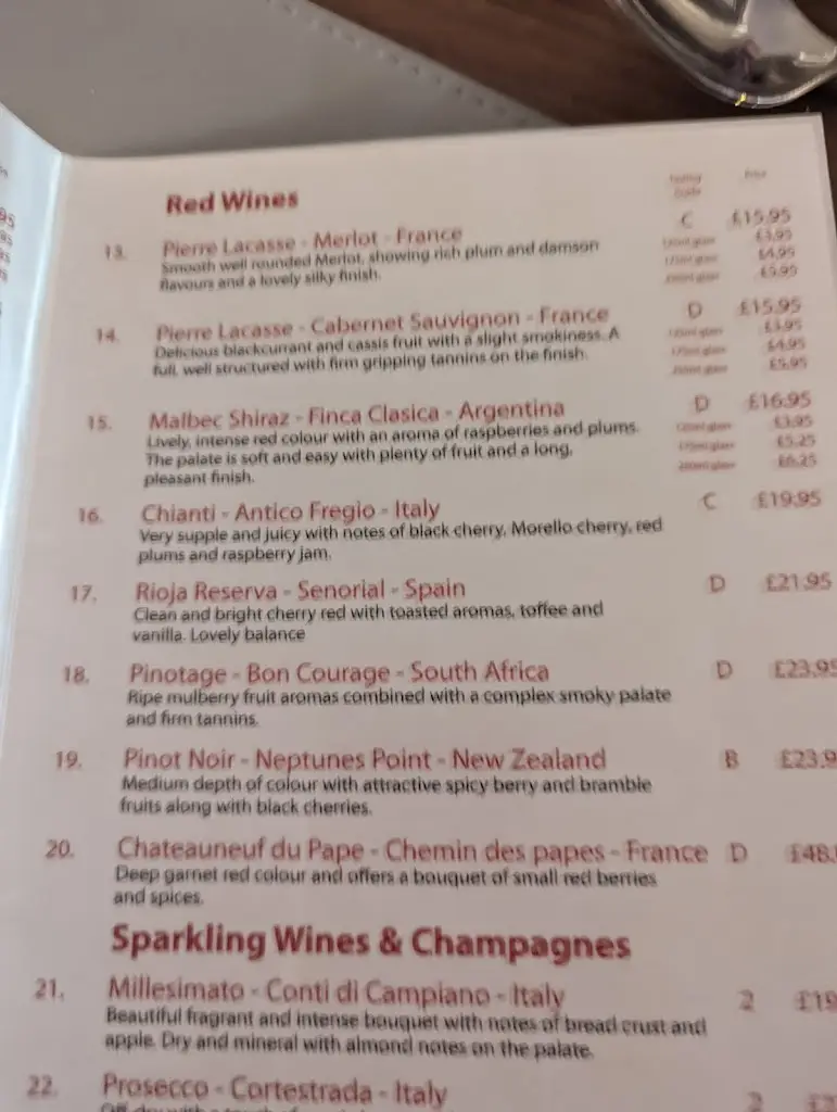 Menu_SW1 Restaurant_Gorleston-on-Sea_immagine_3