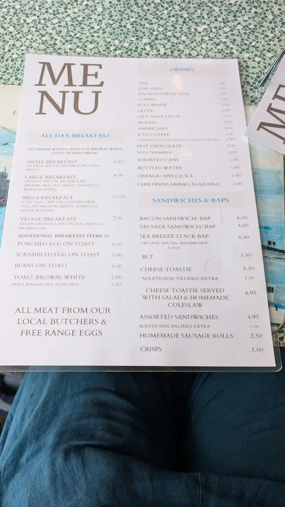 Menu_Seabreeze cafe_Gorleston-on-Sea_image_1