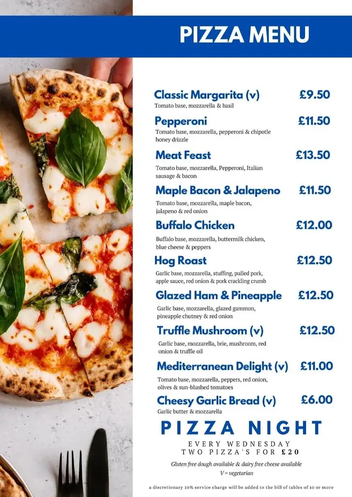 Menu_The Old Bakehouse_Gosport_image_1