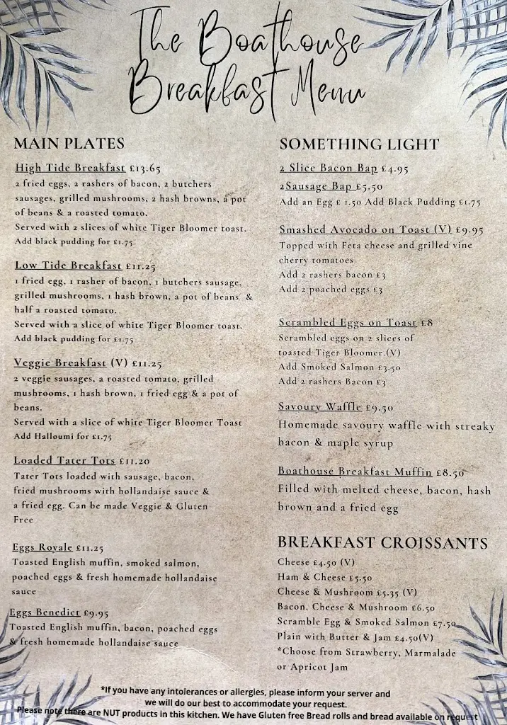 Menu_The Boathouse_Gosport_image_1