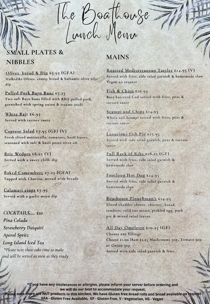 Menu_The Boathouse_Gosport_image_2