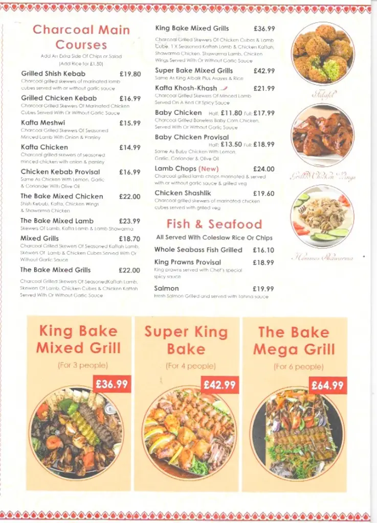 Menu_The Bake One _Gosforth_immagine_1