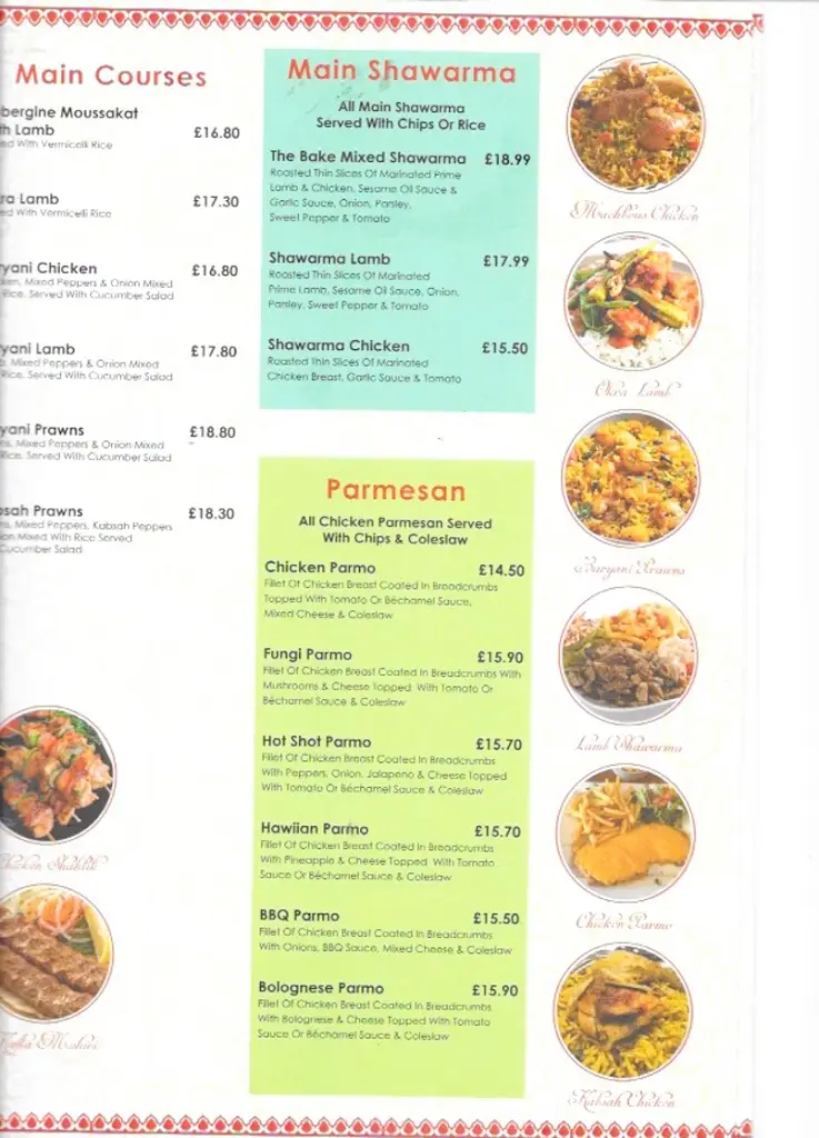 Menu_The Bake One _Gosforth_immagine_4