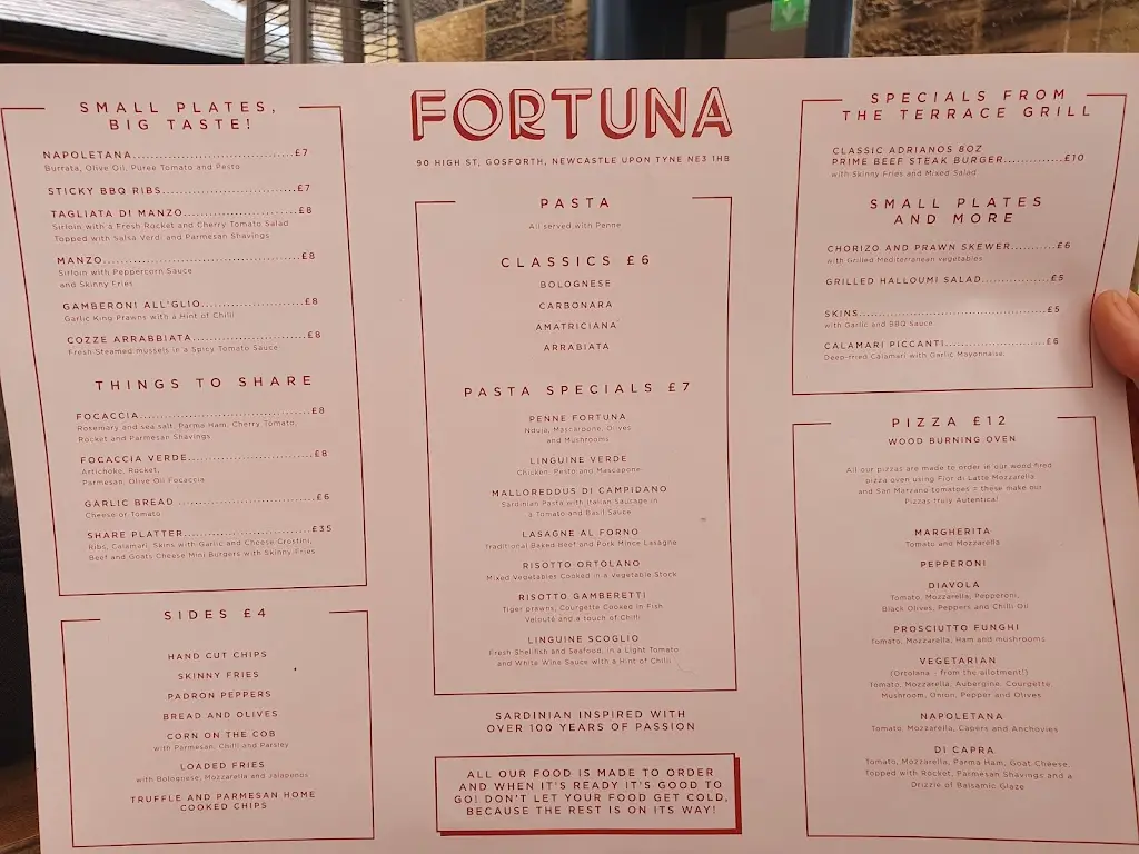 Menu_Adrianos Fortuna_Gosforth_image_1