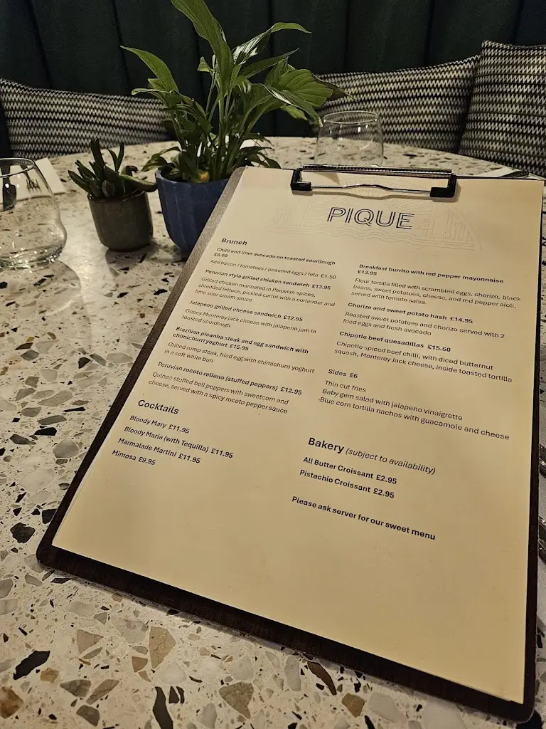 Menu_Pique Gosforth_Gosforth_image_2