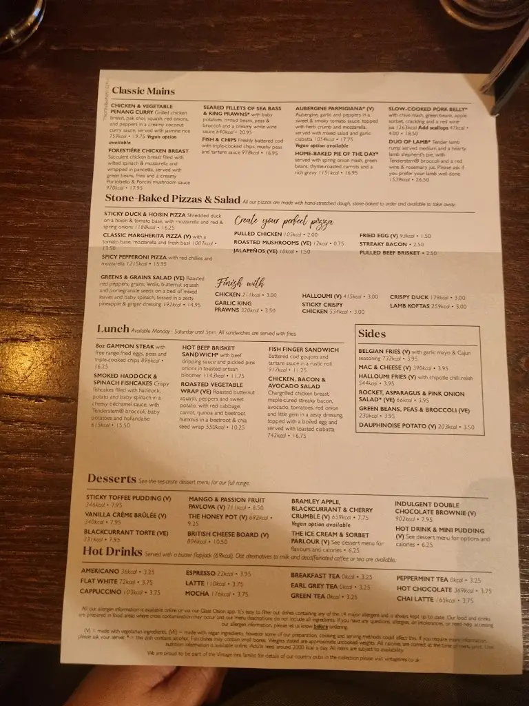 Menu_The Falcon's Nest_Gosforth_image_2