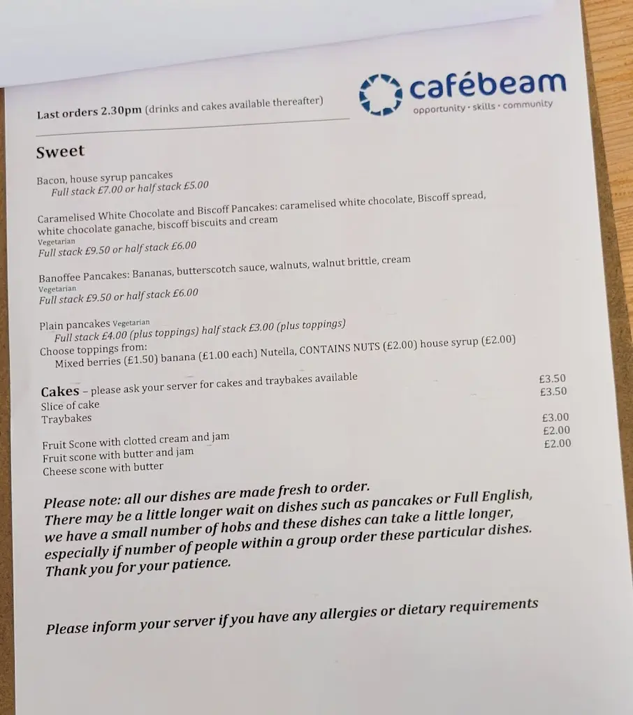 Menu_Cafe Beam_Gosforth_image_2