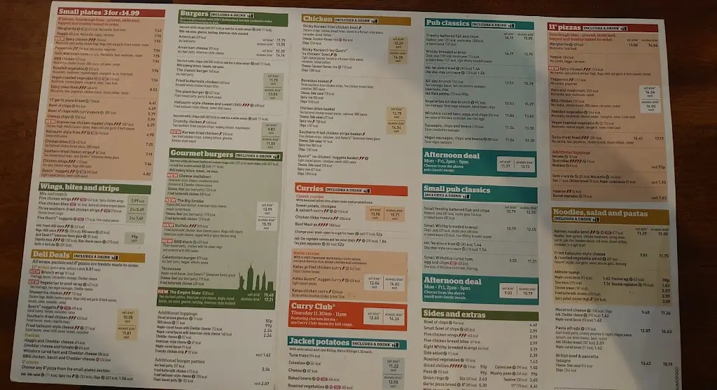 Menu_The Great Glen - JD Wetherspoon_Great Glen_image_4