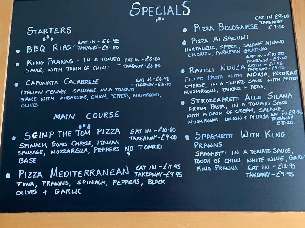 Menu_Pizza on the Piazza LTD_Great Eccleston_image_2