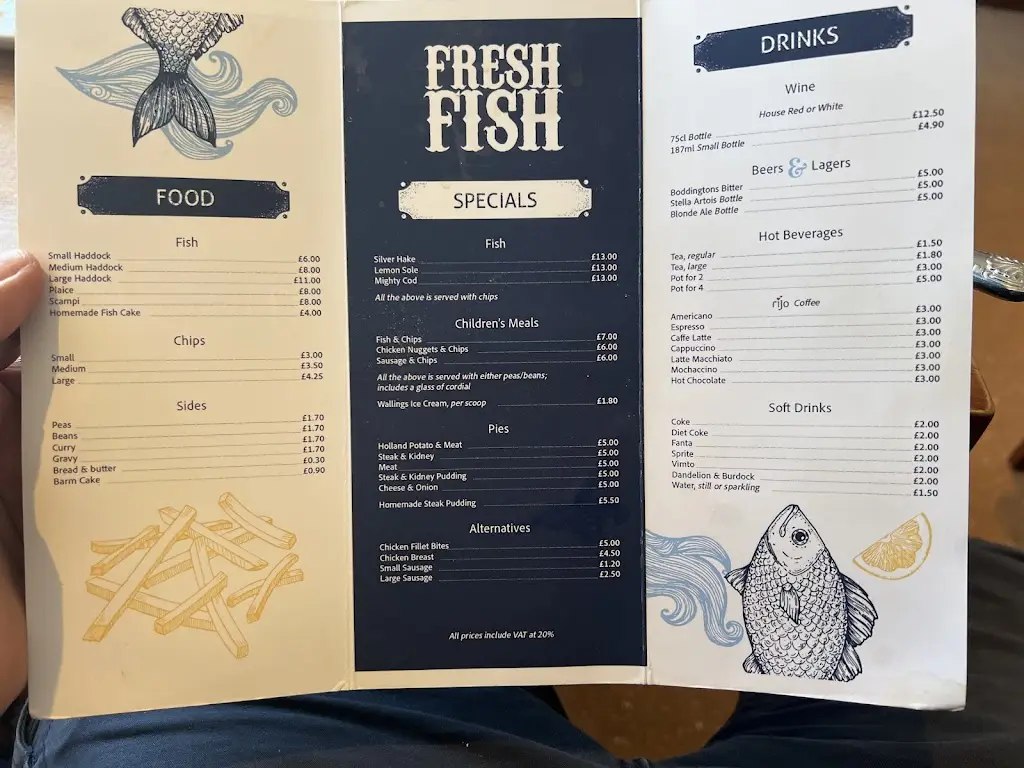Menu_Bellamy’s Fish Bar Great Eccleston_Great Eccleston_image_2