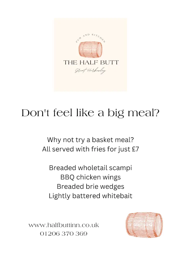 Menu_The Half Butt Inn_Great Horkesley_image_4