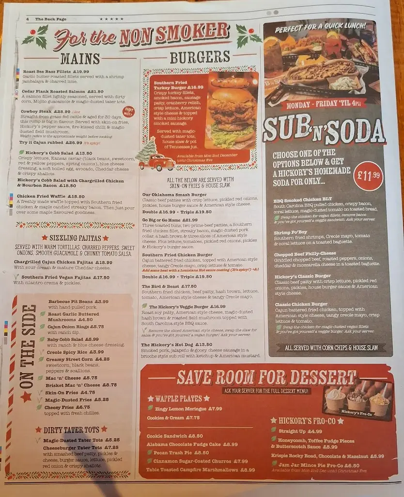 Menu_Hickory's Smokehouse Shrewsbury_Great Hanwood_image_1