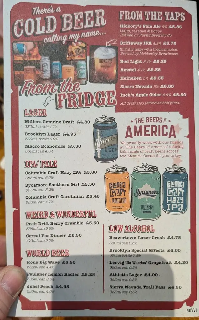 Menu_Hickory's Smokehouse Shrewsbury_Great Hanwood_image_2