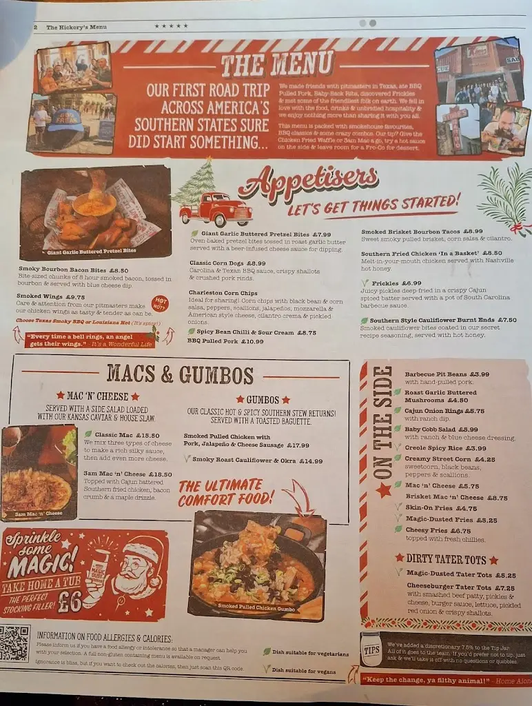 Menu_Hickory's Smokehouse Shrewsbury_Great Hanwood_image_3