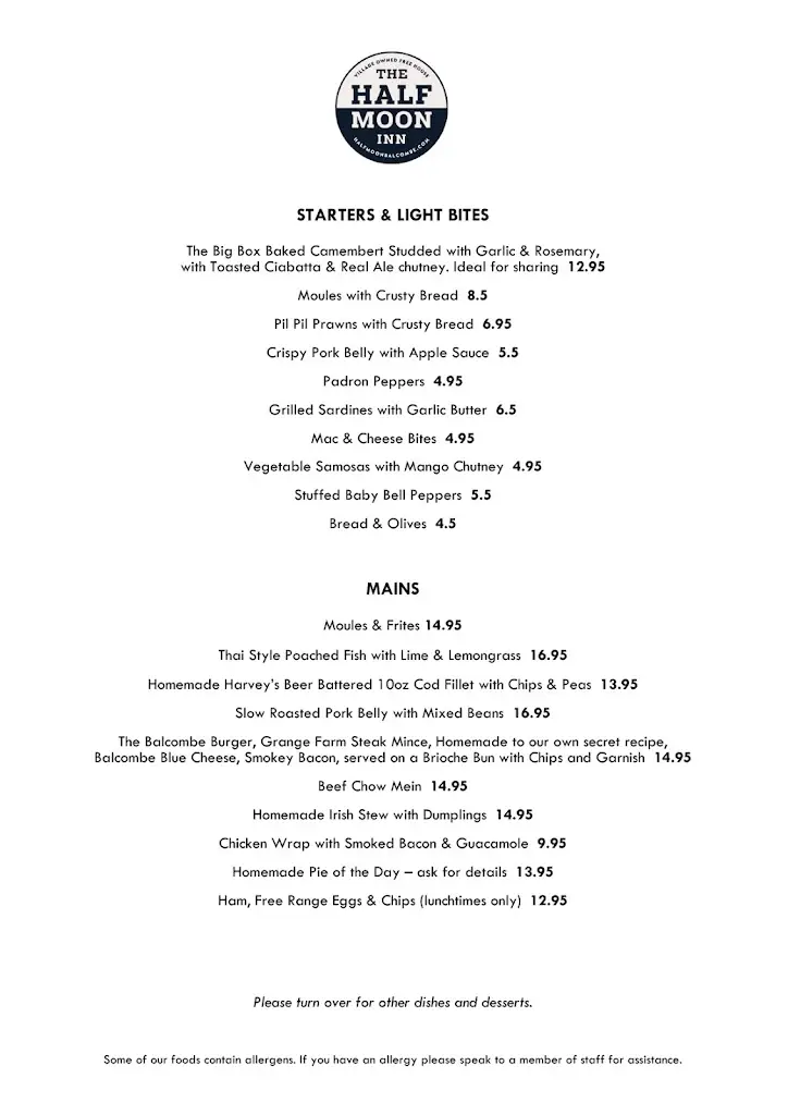 Menu_The Half Moon Inn Balcombe_Balcombe_image_4